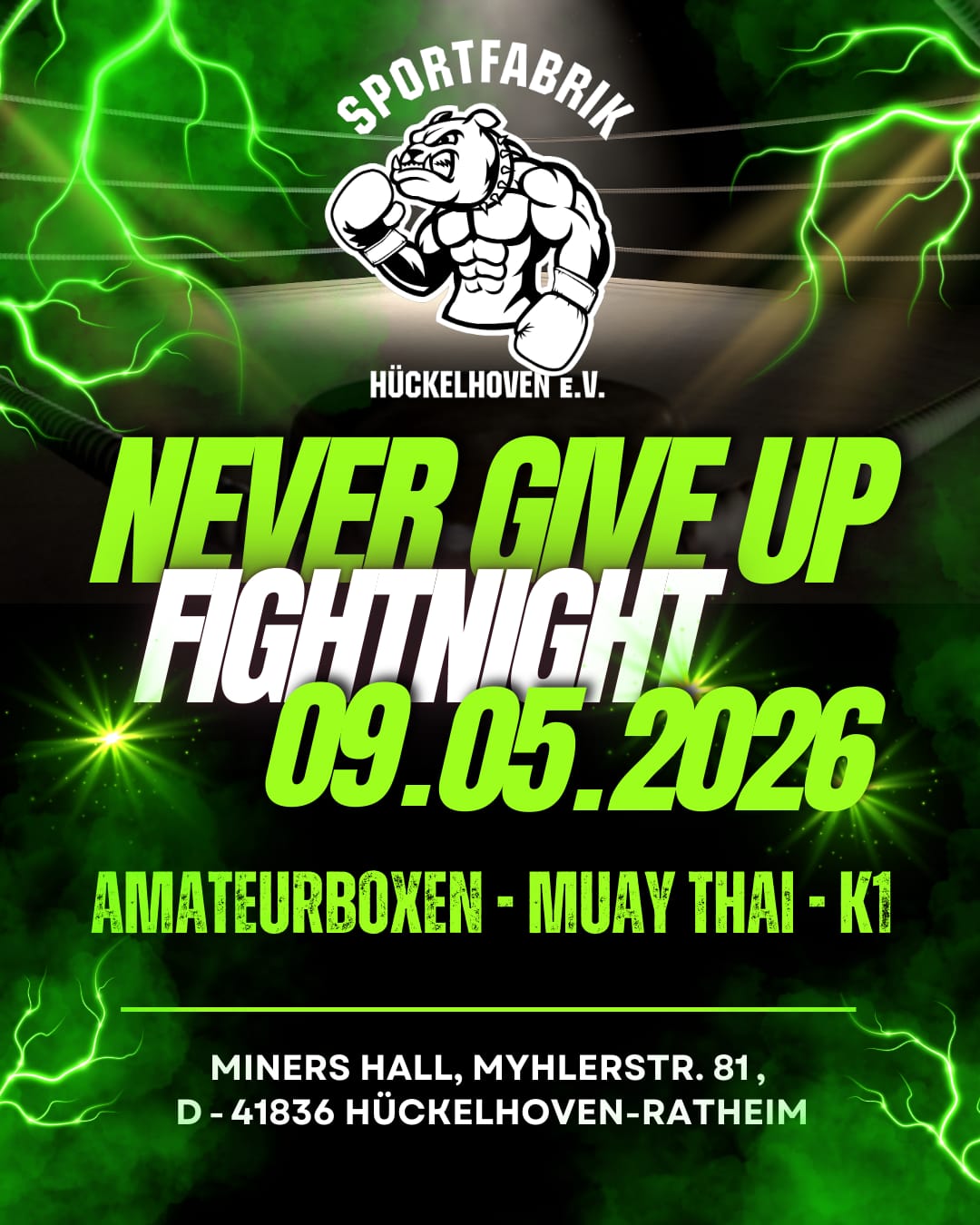 NEVER GIVE UP FIGHTNIGHT